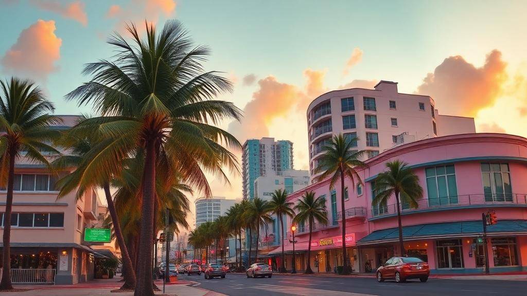 Miami Florida South Beach palm trees — appliance repair service in Florida