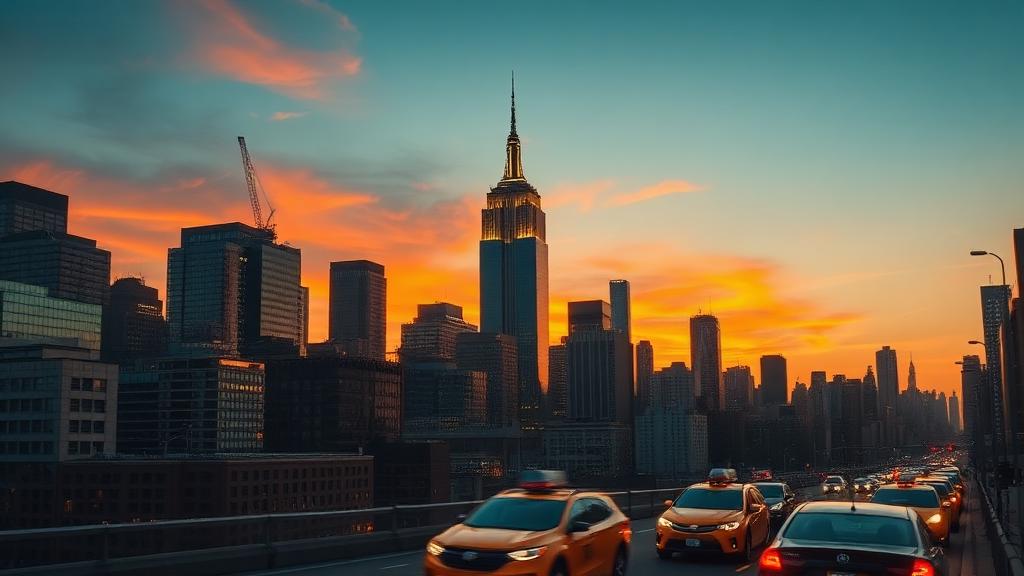 Manhattan New York City skyline at sunset — appliance repair service in New York