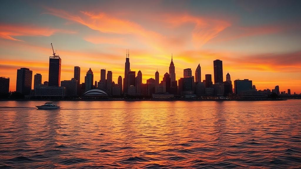 Cleveland Ohio skyline reflected in Lake Erie — appliance repair service in Ohio