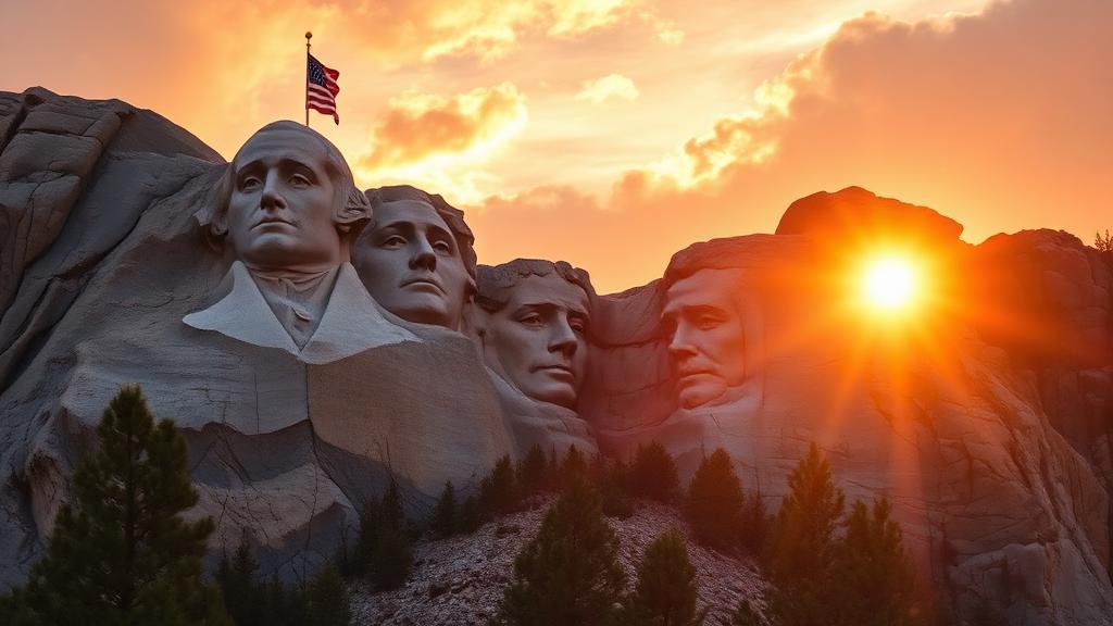 Mount Rushmore South Dakota at golden hour — appliance repair service in South Dakota