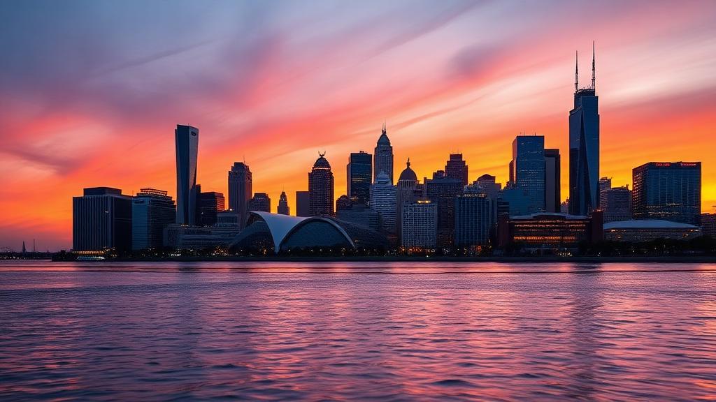 Milwaukee Wisconsin skyline reflected in Lake Michigan — appliance repair service in Wisconsin